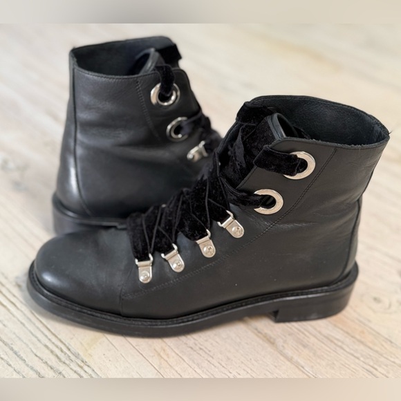 Claudie Pierlot Aramis Ranger Boots Black size 38 - Picture 5 of 14